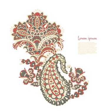 izole edilmiş desenli vektör süsü