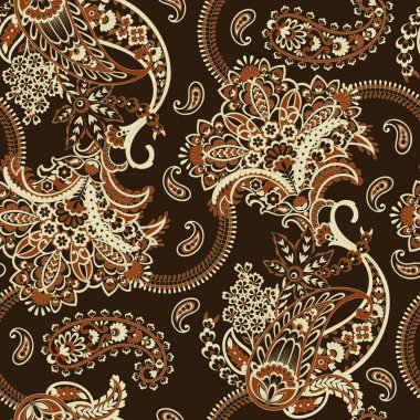 Dikişsiz çiçek desenli desen