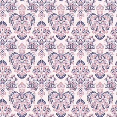 Baroque floral pattern. Seamless  classic floral ornament