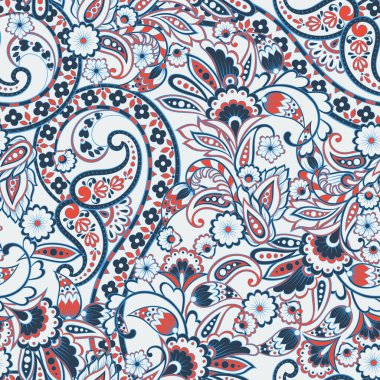 Vintage Vector Çiçeksiz desen