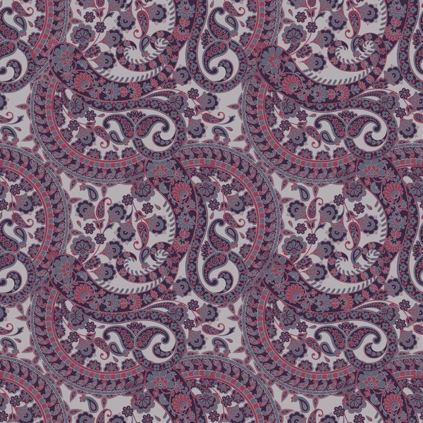 Paisley Nahtloses Muster Vektorethnische Ornamente — Stockvektor