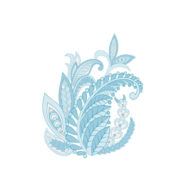Paisley Floral Orientalische Ethnische Muster Vektor Arabisches Ornament — Stockvektor
