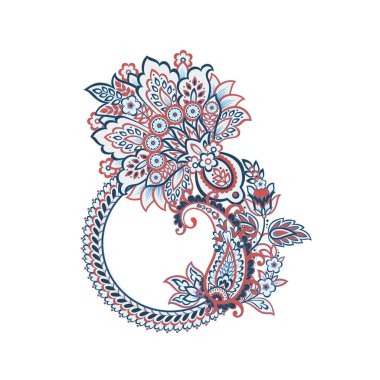 Çiçek vektörü desenli desenli, desenli..