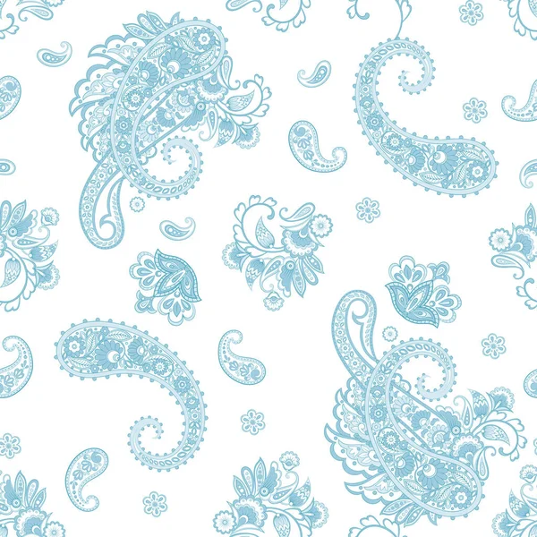 stock vector Paisley seamless pattern for fabric design. Vector floral background