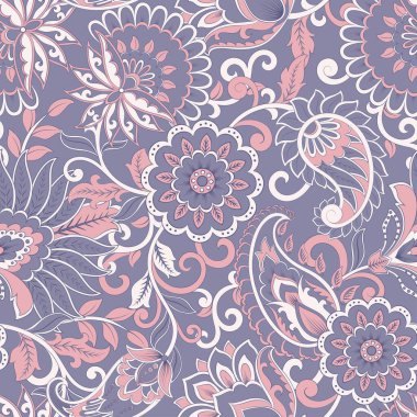 Dikişsiz çiçek desenli desen