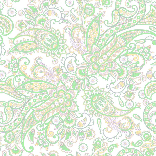 Paisley seamless vector pattern for fabric design