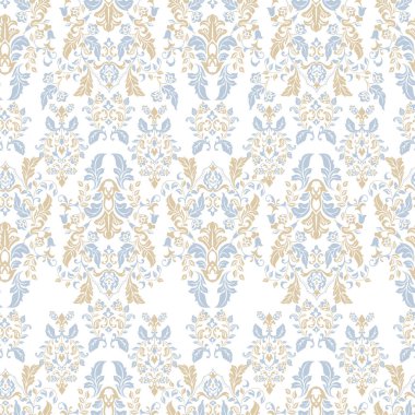 Kusursuz vintage vektör arkaplanı. Vektör duvar kağıdı barok biçimi
