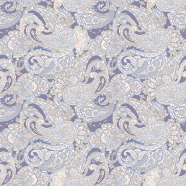 Şal desenli. Kusursuz eski çiçek arkaplanı