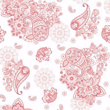 Paisley seamless pattern for fabric design.