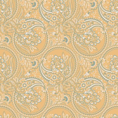 Çiçek desenli, desenli vektör çizimi. pürüzsüz arkaplan