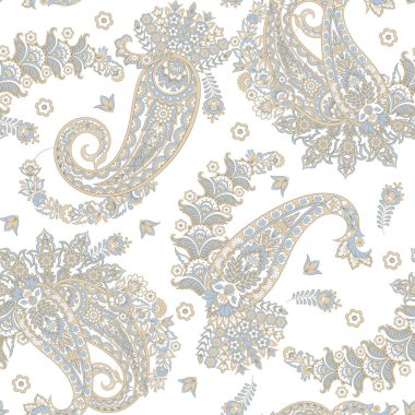 Çiçek desenli, desenli vektör çizimi. pürüzsüz arkaplan