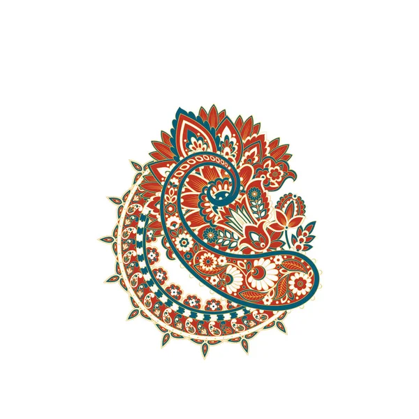 印度风格的矢量Paisley模式 — 图库矢量图片