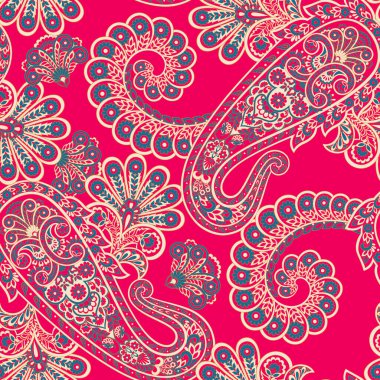 Paisley deseni, her amaç için harika bir tasarım. Kusursuz arkaplan