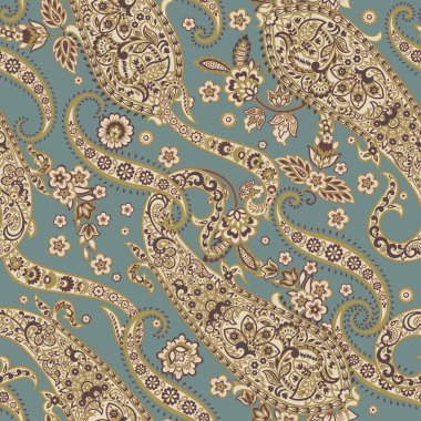 Çiçekli, desenli bir arkaplan. Kusursuz vektör deseni