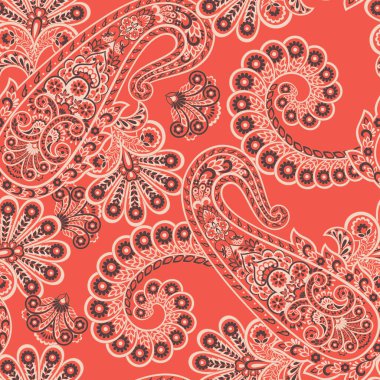 Paisley deseni, her amaç için harika bir tasarım. Kusursuz arkaplan