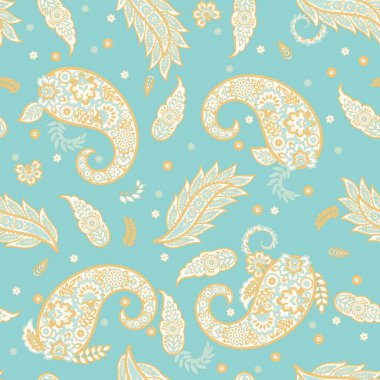 Çiçekli desenli, pürüzsüz vektör deseni.