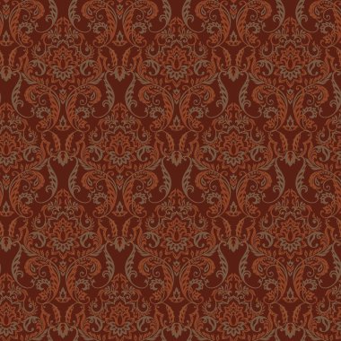 Kusursuz vintage vektör arkaplanı. Vektör duvar kağıdı barok biçimi