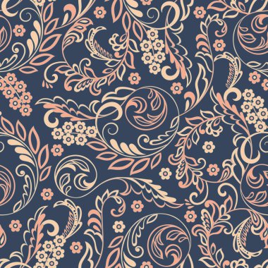 Çiçek arkaplan. Kusursuz vektör deseni