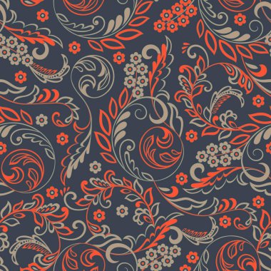 Çiçek arkaplan. Kusursuz vektör deseni