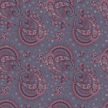 Şal desensiz vektör deseni. batik biçimi arkaplanı