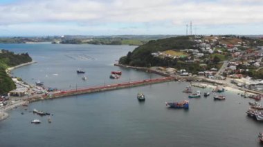 Calbucos Büyüleyici Şehir Manzarası 'nda. Yüksek kalite 4k görüntü