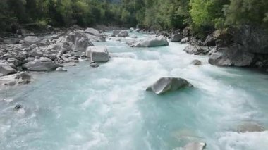 Yeşillikte Şelale Gizli Hava Ormanı. Yüksek kalite 4k görüntü