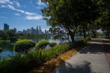 KUALA LUMPUR, MALAYSIA - 28 Şubat 2022: Kuala lumpur şehrinin