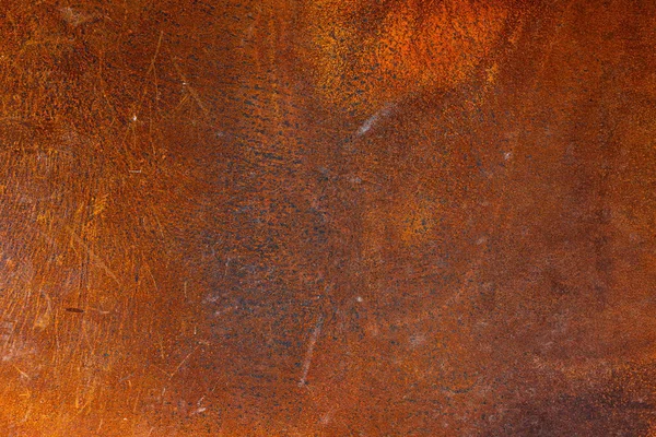 Grunge Rusty Orange Brown Metal Texture Background Wallpaper Material Concept — Stock Photo, Image