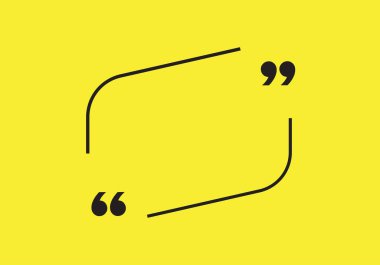 Quote frames templates. Design for website. Copy space for text. Vector illustration