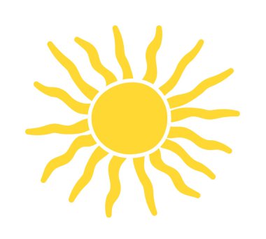 Güneşli geçmişe dönük arka plan. Yatay dalgalı güneş. Retro ve eski tarz 60 'lar, 70' ler. Moda. Vektör illüstrasyonu