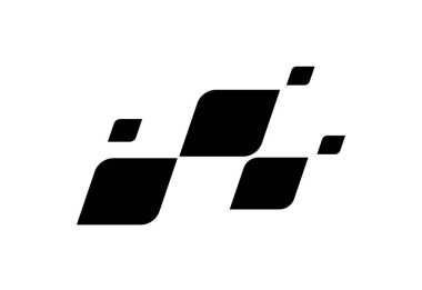 Yarış bayrağı tasarımı. Yarış bayrağı logosu. Yarış çizgileri. Spor damalı. Motorsport grafikleri.