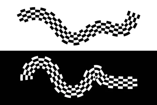 stock vector Race flag background. Checkered flag. Black and white checker. Finishing flag.