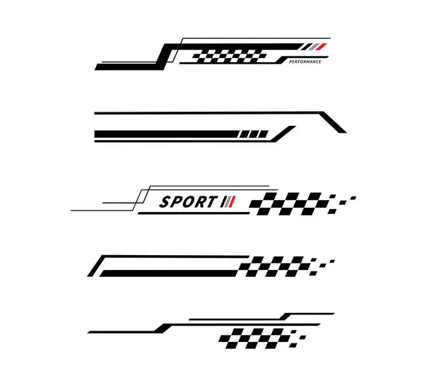 Başla ve bayrağı bitir. Yarış bayrağı. Damalı bayrak. Yarış çizgileri.