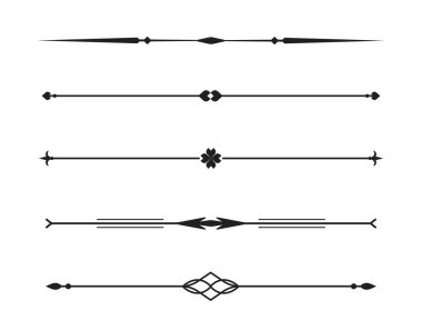 Altçizgi ögesi kümesi. metin bölücü.