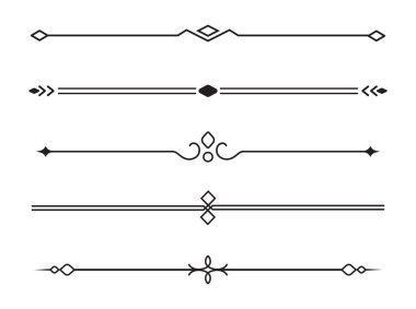 Altçizgi ögesi kümesi. metin bölücü.