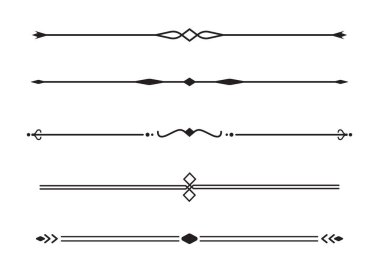 Altçizgi ögesi kümesi. metin bölücü.