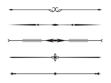 Altçizgi ögesi kümesi. metin bölücü.