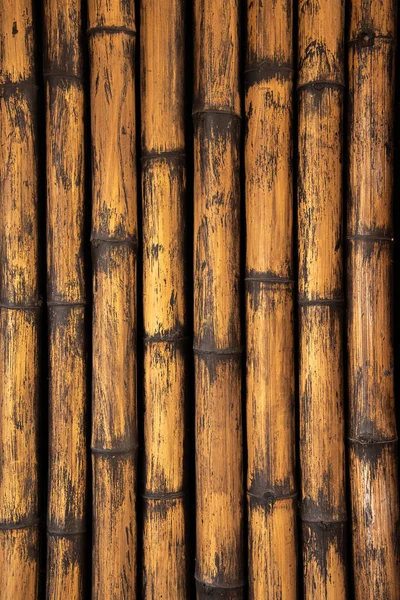 Bamboe Muur Textuur Achtergrond Stockfoto