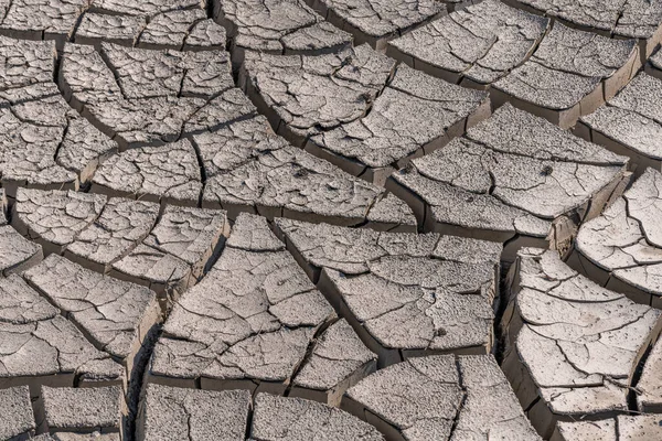 Earth Cracked Times Drought Extreme Heat France Imagem De Stock