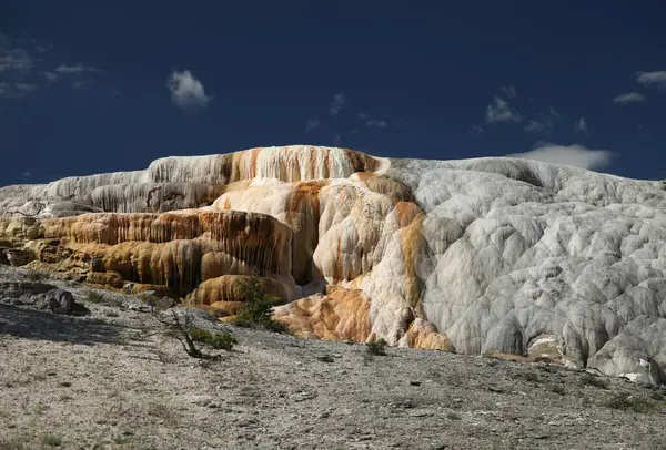 stock image Cleopatra Terrace at Lower Terrace in Yellowstone National Park, Wyoming