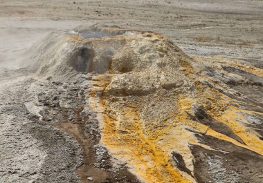 Yukarı Geyser Havzasında Sünger Gayzer Yellowstone Ulusal Parkı, Wyoming