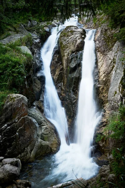 Wasserfall Lolaia Retezat Nationalpark Rumänien — Stockfoto