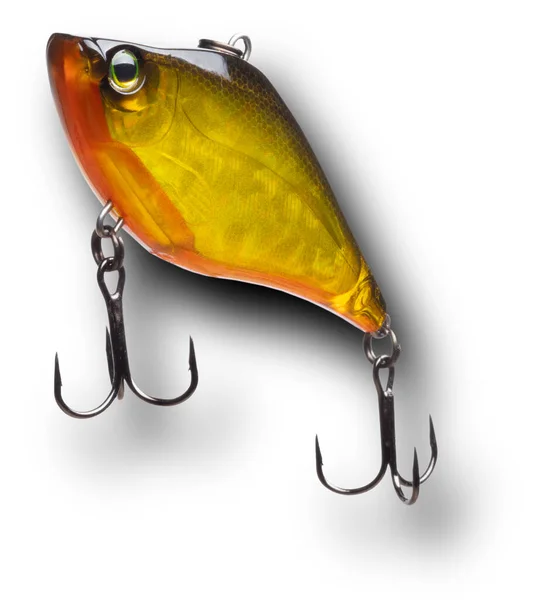 Orange Belly Clearly Seen Belly Crankbait Shadow — 스톡 사진