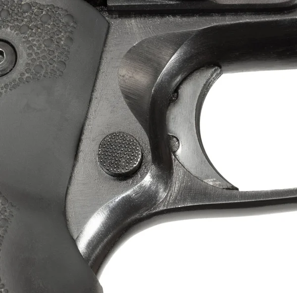 Semi Automatic Handgun Magazine Trigger Isolated Studio Close — Stock Photo, Image