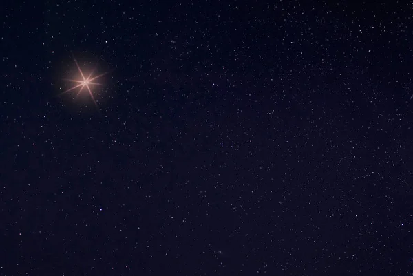 Світло Небі Напередодні Різдва Кімнатою Копіювання — стокове фото