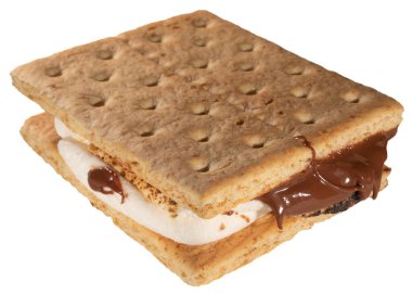 İster evde ister dışarıda bir kamp ateşi kutlamanın bir parçası olsun bu izole edilmiş smore doğal bir uyumdur.