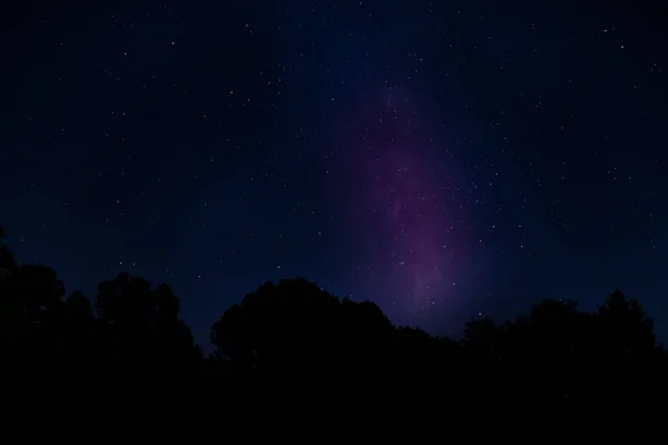 노스캐롤라이나주 근처의 어두운 은하수 — 스톡 사진