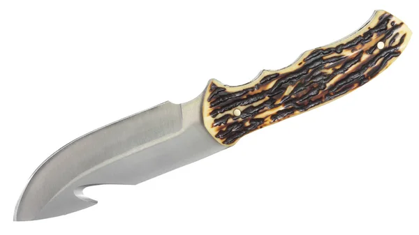 Оленья Ручка Ноже Идеально Подходит Выживания Охоты — стоковое фото