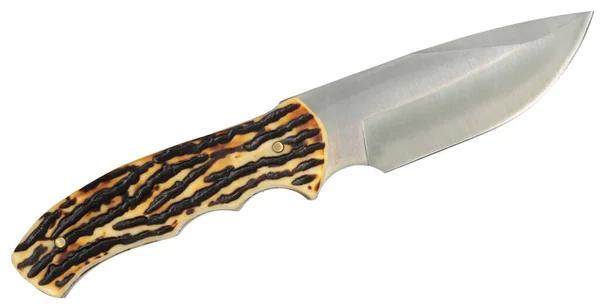 Нож Большим Лезвием Идеально Подходит Кемпинга Выживания — стоковое фото