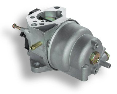 Gaz jeneratörü için yeni bir karbüratörün arkasına gölge düşür